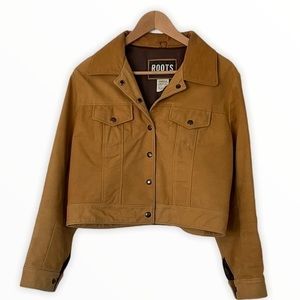 Roots Vintage 90’s Nubuck Trucker Style Jacket